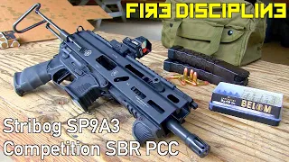 Stribog SP9A3 UPGRADED Competition SBR PCC (Grand Power)