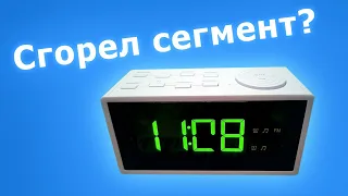 Ремонт светодиодного семисегментного индикатора (сгорел сегмент)