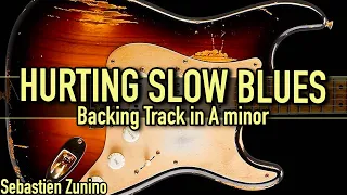 Hurting Slow Blues Backing Track in A minor SZBT 1034