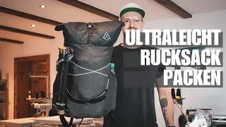 Ultraleicht Rucksack packen - Viel Komfort & Super einfach