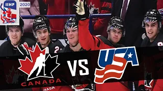 Canada vs USA | 2020 WJC Highlights | Dec. 26, 2019