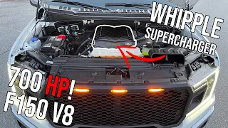 Installing Gen 5 3.0 Whipple On My 2018 Ford F150 V8, 700+ HP!! Wicked Fast Regular Cab Truck!