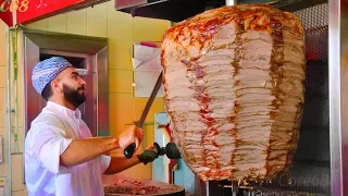 Turkish Street Food - How Sold Out 1.5 Tonnes Of Döner Kebab Every Day