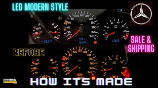 Mercedes W202 Dashboard lights (How it's made)