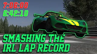 SMASHING the 3-ELEVEN TRACK RECORD | Nordschleife Track Day GoPro | Assetto Corsa