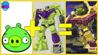 Angry Birds Transformers - BEFORE & AFTER - Part 7