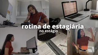 ROTINA DE UMA ESTAGIÁRIA | vlog, trabalho e rotina 📚💻🖊️📃