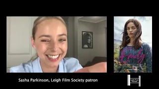 LFS patron Sacha Parkinson introducing a screening of Emily