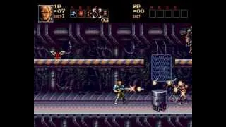 Contra Hard Corps Sega Genesis no death (Path C:Alien Cell)