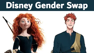 Disney Gender Swap 💥 From a Princess to Handsome Guy