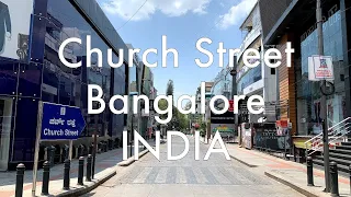 【India Walk 4K】Bangalore Church Street 2022