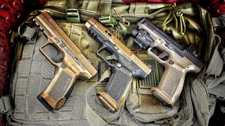 Canik TTI Combat vs. Canik Mete SFT vs. TP9DA - Side-by-Side Comparison!