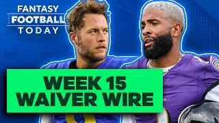 Week 15 Waiver Wire: Streamers, Injury Replacements, and Sleepers! | 2023 Fantasy Football Advice