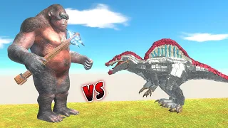 Kong VS Godzilla ARBS - Animal Revolt Battle Simulator ESCAPE FROM ALIEN T-REX - LAST SURVIVOR - WAR