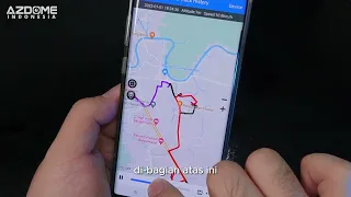 Preview Live Tracking dan GPS History Pada Azdome C9 PRO