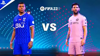 FIFA 23 - Mbappe vs Messi - Al Hilal vs Inter Miami - Full Match | PS5 Gameplay - 4K HDR