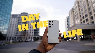 Real Day In The Life Samsung S24 Ultra || BATTERY & CAMERA TEST 2024