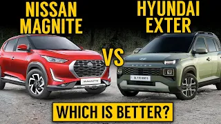 Hyundai Exter VS Nissan Magnite | Magnite vs Exter | Which is better? Detailed comparison