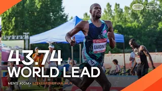 Steven Gardiner runs world-leading 43.74 over 400m | Continental Tour Gold 2023