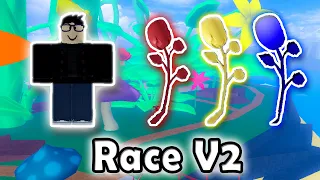 How To Get RACE V2 In Blox Fruits ( All Flower Locations )