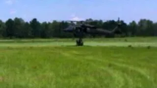 Black Hawk Loading Artillery Gun