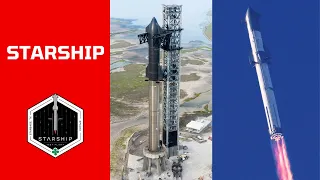 Первый орбитальный полет Starship в 4К! Старт, полет, и взрыв!