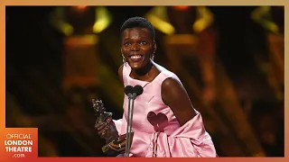 Sheila Atim wins Best Actress | Olivier Awards 2022 with Mastercard