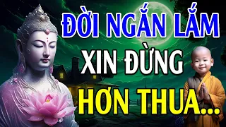 Đời Ngắn Lắm Sống Đừng Có Tính Hơn Thua Mà Khổ (RẤT HAY) - Lời Phật Dạy