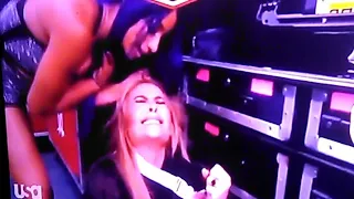 WWE RAW 19th August Sasha Banks Attacks Natalya Reaction