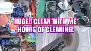 HUGE!! CLEAN WITH ME | EXTREME CLEANING MOTIVATION | MESSY HOUSE TRANSFORMATION