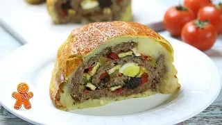 Мясной Рулет в Картофельной Шубке на Новогодний Стол