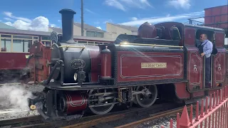 Double Fairlie | 10 Merddin Emrys’ | Light Loco | Ffestiniog Railway | Porthmadog | 01/08/23