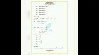 Class 8th maths chapter number 1 Rational number Ex 1.1