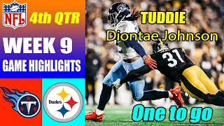 Pittsburgh Steelers vs Tennessee Titans FULL 4th QTR Week 9 Nov 2, 2023 | NFL Highlights 2023