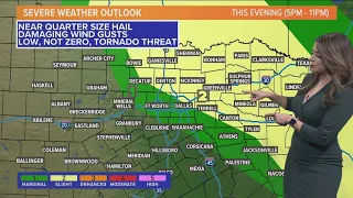 DFW weather: Here's when possibly severe storms are expected Thursday night in North Texas