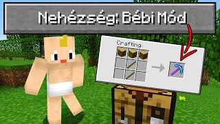 MINECRAFT, DE MÉG EGY CSECSEMŐ IS KI TUDJA JÁTSZANI A JÁTÉKOT! / LEGYŐZTEM A SÁRKÁNYT BÉBI MÓDBAN!