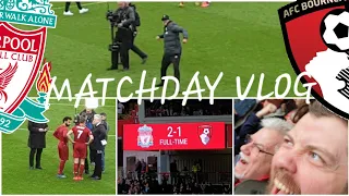 SALAH AND MANE SNATCH THE WIN! | LIVERPOOL 2-1 BOURNEMOUTH | MATCHDAY VLOG