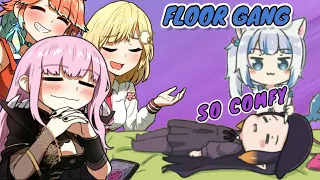 Ina is just simply enjoying Calli Floor.