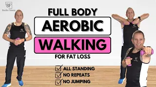 🔥30 Min Aerobic Cardio Workout + ABS🔥Low + High Impact Options🔥All Standing Home Workout🔥