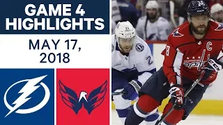 NHL Highlights | Lightning vs. Capitals, Game 4 - May 17, 2018