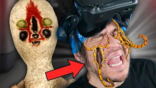 A SCORPION was INSIDE my VR Headset!!!