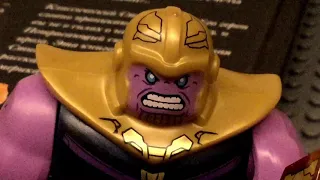 Железный человек против Таноса.Мстители:Война бесконечности.Лего.