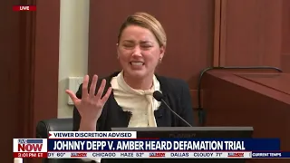 Amber Heard forced to flee naked from Johnny Depp: 'I couldn't breathe' | LiveNOW from FOX