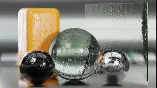 Water drops effect-- Blender Nodes_Procedural Texture --Eevee