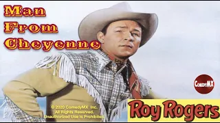 Roy Rogers | Man from Cheyenne (1942)| Full Movie | Roy Rogers, George 'Gabby' Hayes, Sally Payne