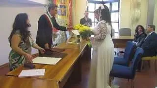 Itália - Bologna - Carlo e Monica Matrimonio Civile