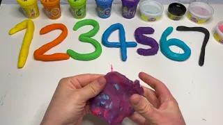 NUMBERS 1 to 10  with Play Doh !