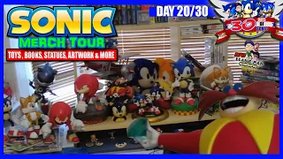 SONIC MERCH TOUR - Books, Toys, Clothing, DVDs, Statues, Plushes & More  - 30 Days of Sonic 20/30