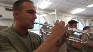 Nácvik repertoáru Vojenskej hudby OS SR