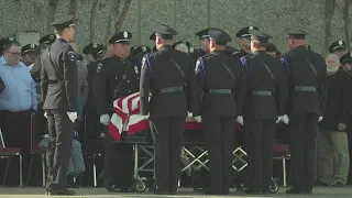 Family, officers from around the state gather to honor, remember fallen Mesquite officer